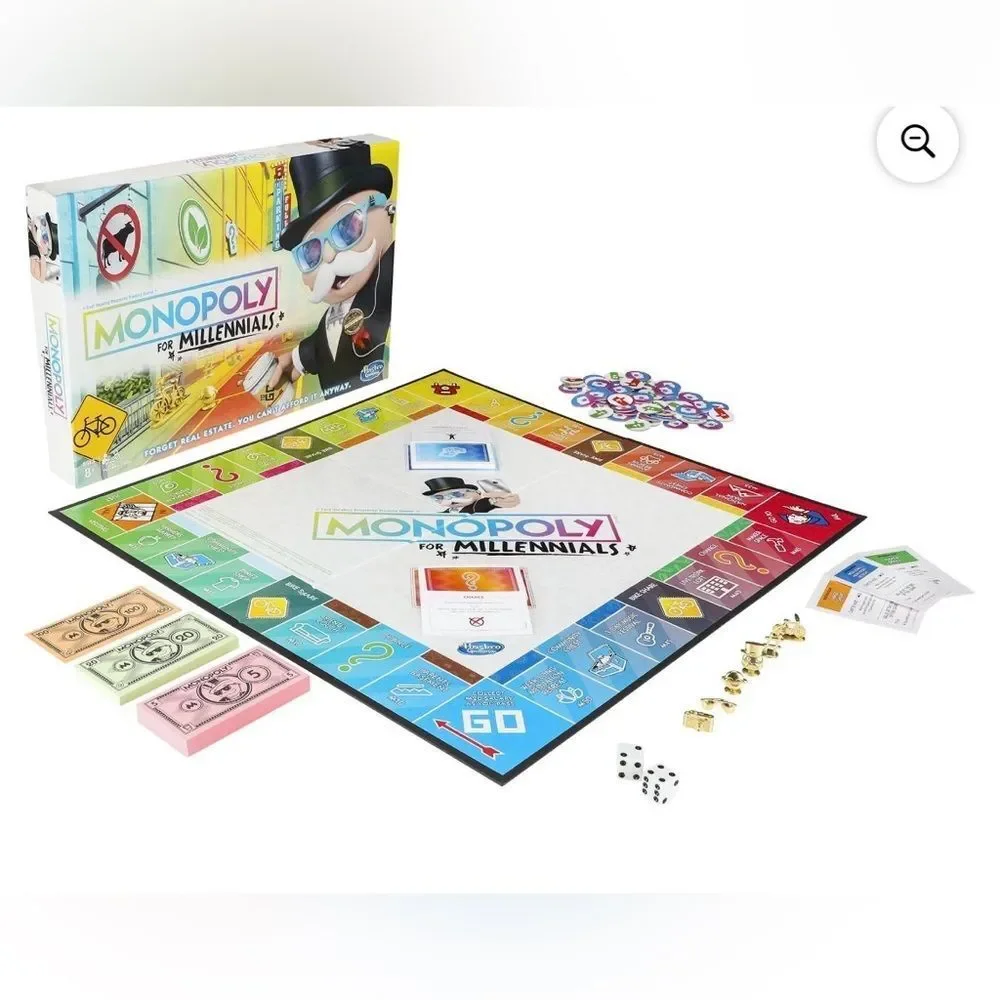 Monopoly for Millennials Board Game Hasbro New Sealed